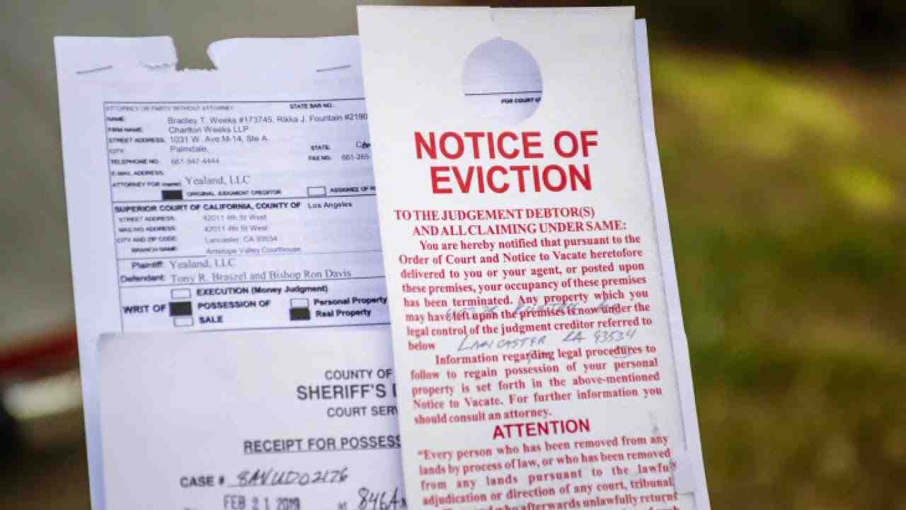 When can landlords evict in California?