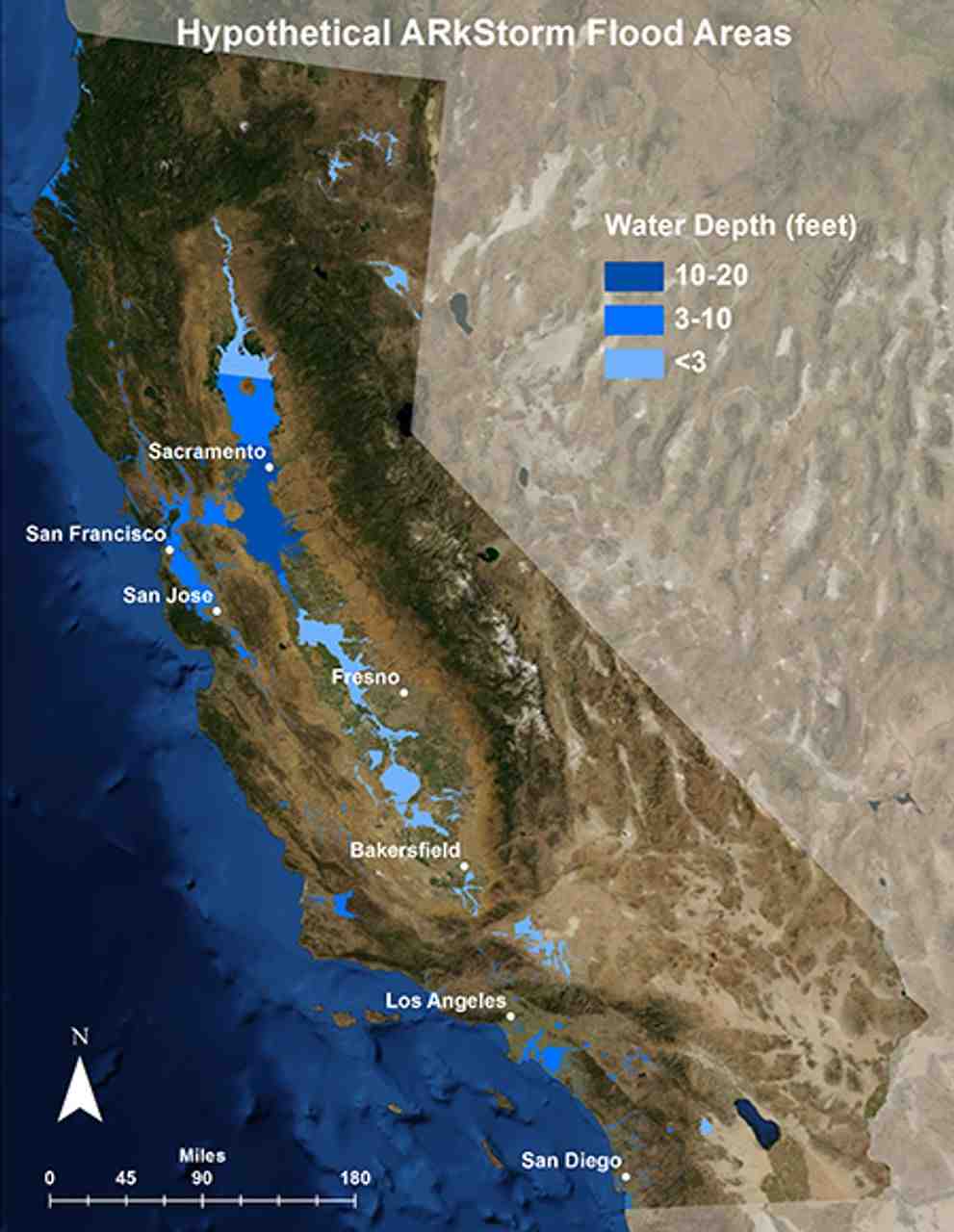 Massive California flood would be a $1 trillion disaster